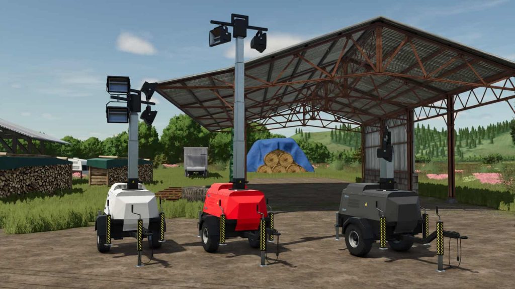 Fs25 Light Rack FS 25 Flood Light Trailer – FS25Zone